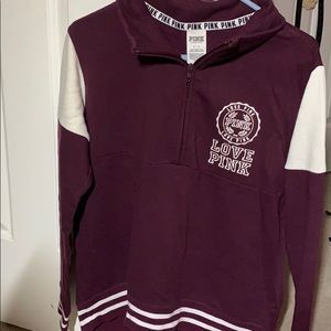 Quarter zip PINK jacket